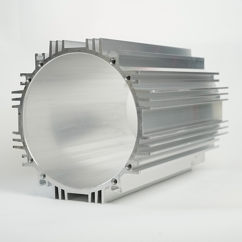 Binnendiameter 215 geëxtrudeerde aluminium airconditioner motorbehuizing