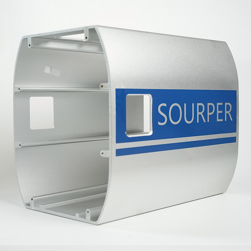 Aluminium legering 6063-T5 Energieopslag Koelgrenzen Housing